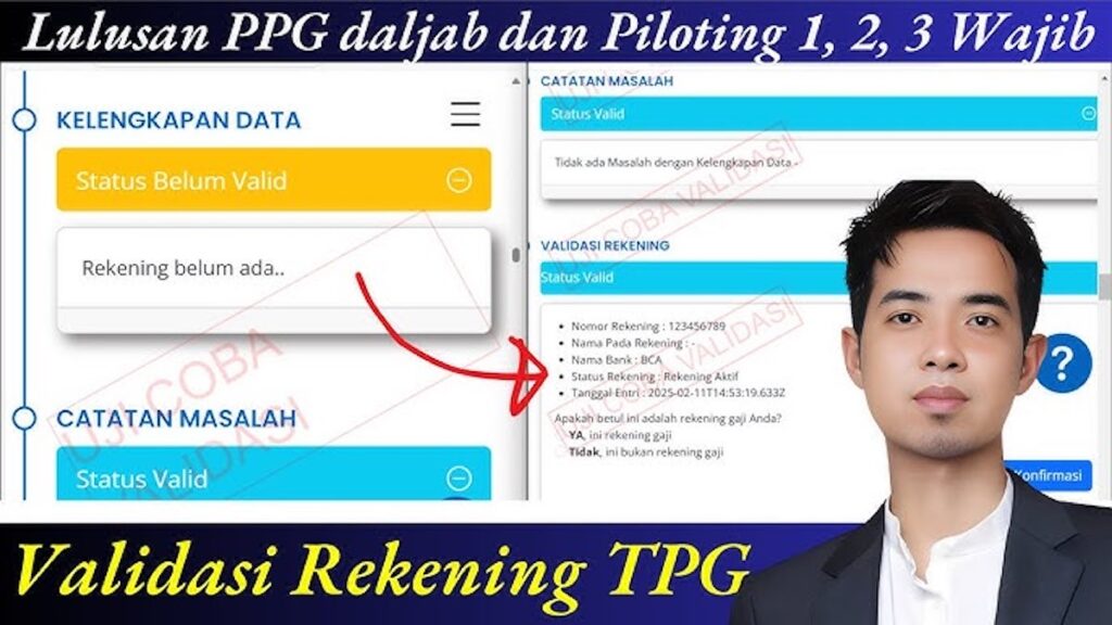Verifikasi Rekening Tunjangan Profesi Guru 202