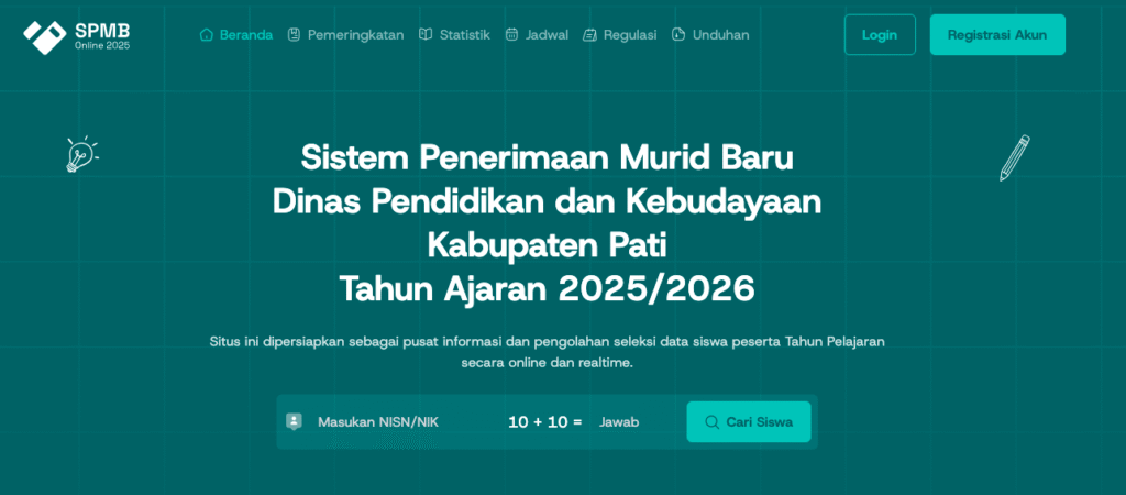 Jadwal SPMB 2025 Kabupaten Pati