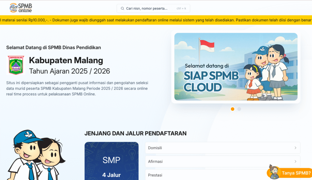 malangkab spmb id