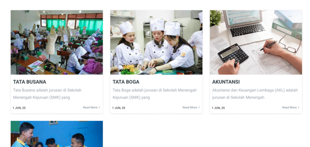 Fasilitas SMK Swasta Widya Jaya
