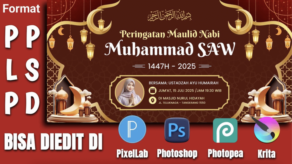Banner Maulid Nabi 2025