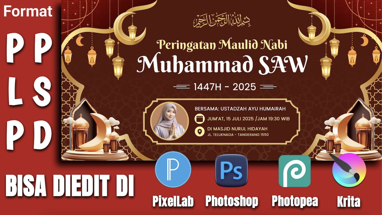 Banner Maulid Nabi 2025
