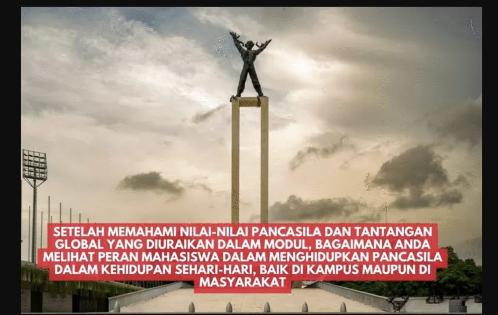 Setelah Memahami Nilai nilai Pancasila dan Tantangan Global yang Diuraikan dalam Modul
