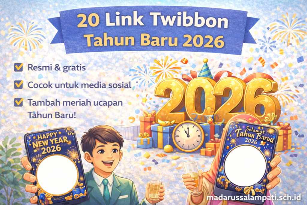 Twibbon Tahun Baru 2026 HD