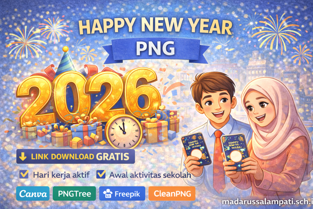 Happy New Year 2026 PNG