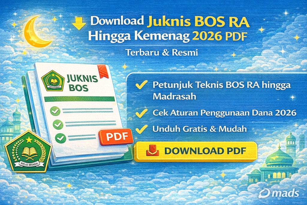 Juknis BOS RA MA Mts Kemenag 2026 PDF