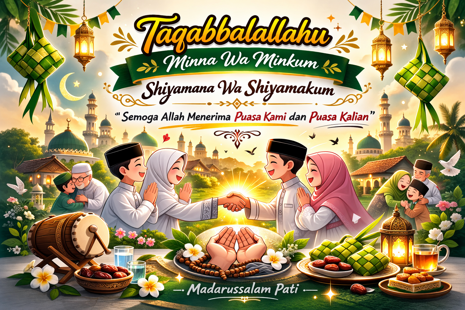 Taqabbalallahu Minna Wa Minkum Shiyamana Wa Shiyamakum