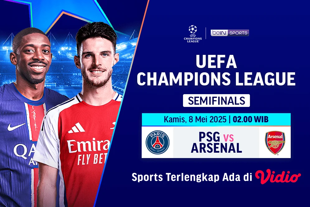 Arsenal Tantang Sporting CP di Leg Kedua Perempat Final Champions League, Live Streaming Resmi di Indonesia