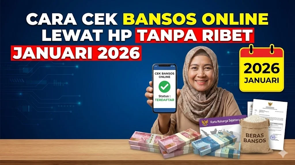 Cara Praktis Cek Bantuan Sosial April 2026 lewat HP Tanpa Ribet