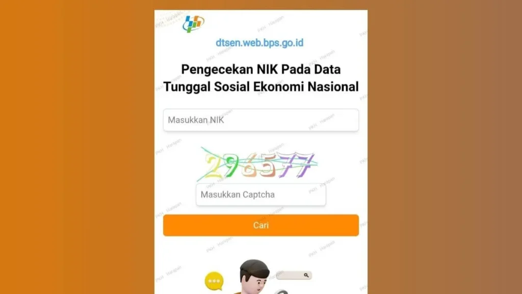 Cara Praktis Cek Desil DTSEN Lewat HP dengan Input NIK