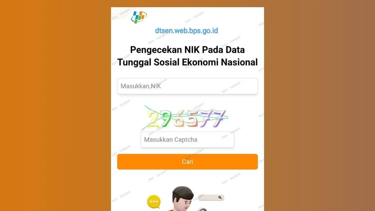 Cara Praktis Cek Desil DTSEN Lewat HP dengan Input NIK