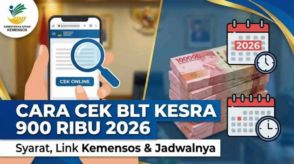 Cara Praktis Cek Penerima BLT Kesra 2026 di Situs Resmi Kemensos