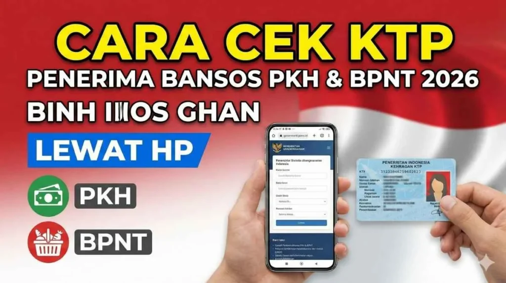 Cara Praktis Cek Status PKH April 2026 lewat HP dengan NIK KTP