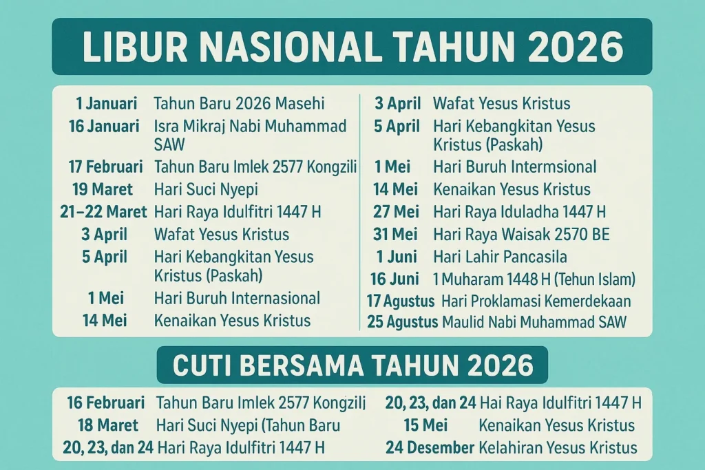 Hari Kartini 2026: Tidak Libur, Simak Jadwal Libur Nasional dan Cuti Bersama Tersisa Tahun Ini