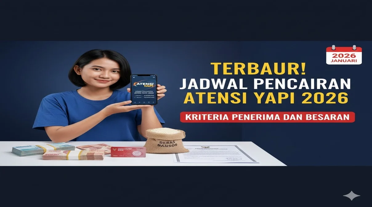 Jadwal Pencairan Bansos ATENSI YAPI 2026: Nominal, Syarat, dan Cara Cek Lengkap