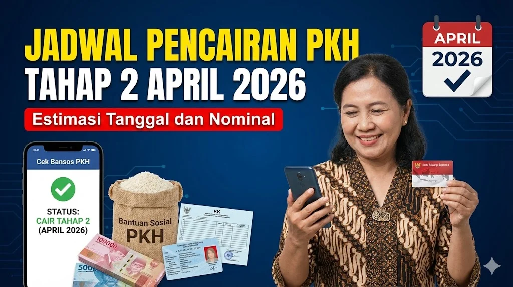 Jadwal Pencairan PKH Tahap 2 April 2026, Cara Cek Penerima dan Besaran Bantuan