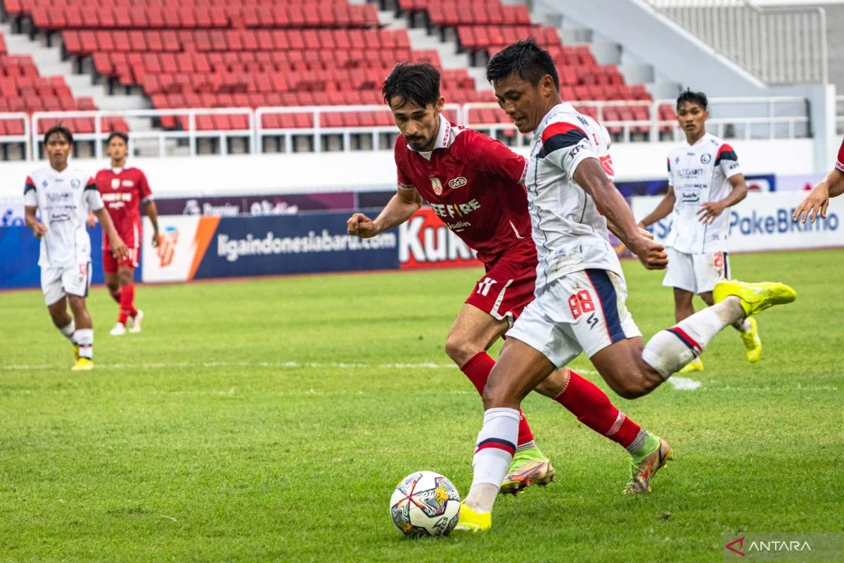Marcos Santos Puji Kemenangan Arema FC 2-0 atas Persis Solo di Stadion Kanjuruhan