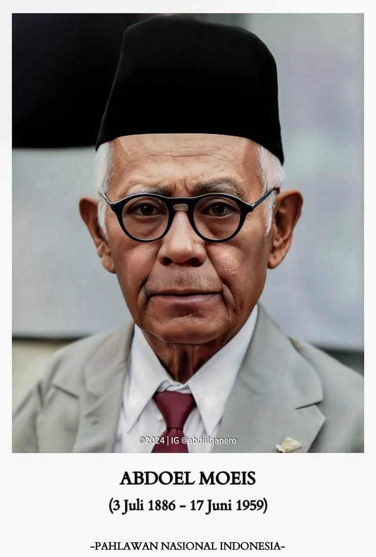 Mengenal Abdoel Moeis: Sastrawan, Pahlawan Nasional, dan Tokoh Politik Indonesia