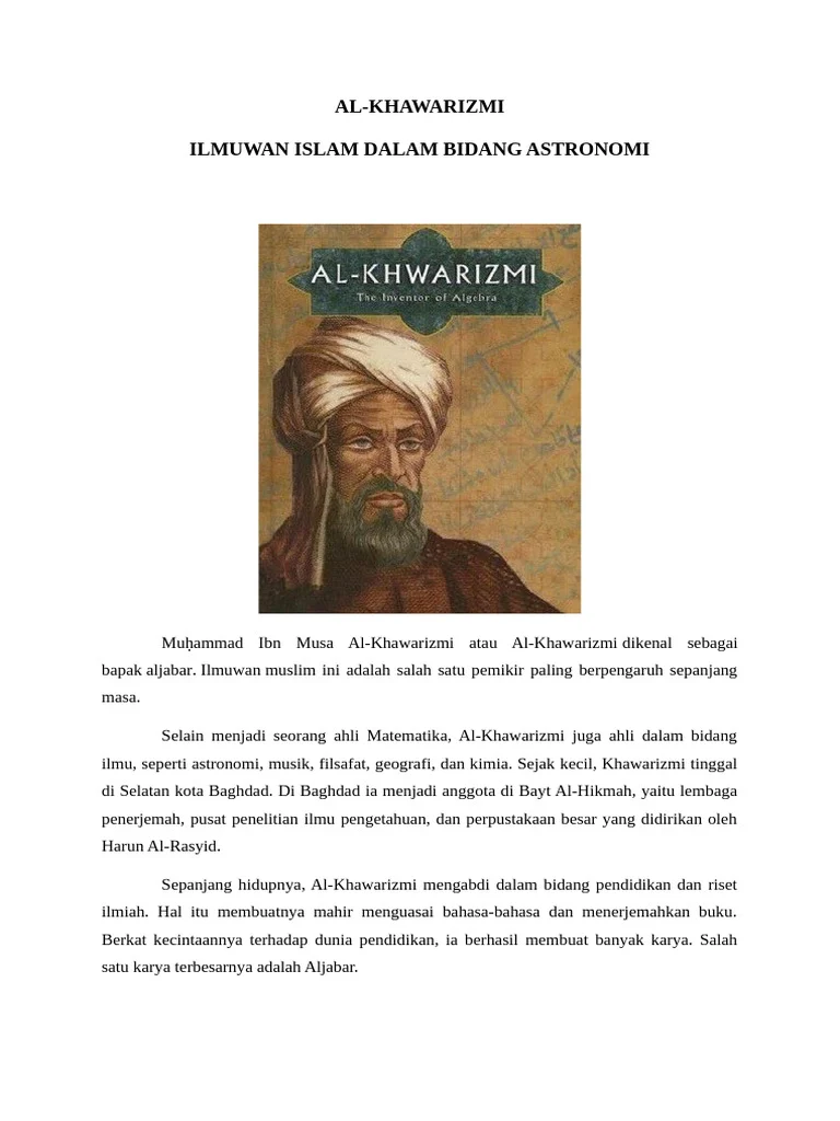 Mengenal Astronomi Al-Khawarizmi: Warisan Ilmu Langit dari Era Kejayaan Islam