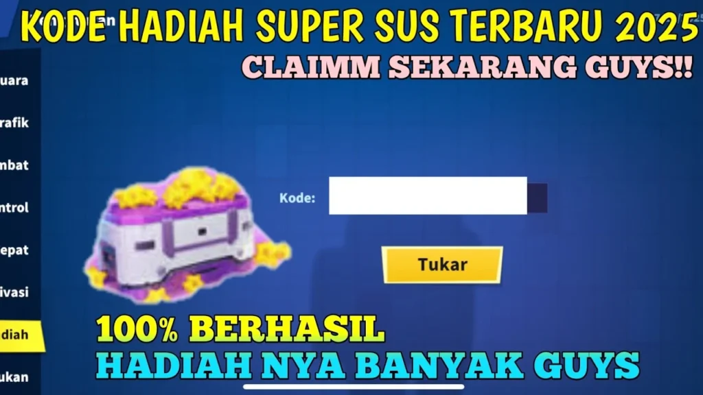 Serbu Kode Redeem Super Sus: Raih Hadiah Super Sus Menarik di Senin, 20 April 2026