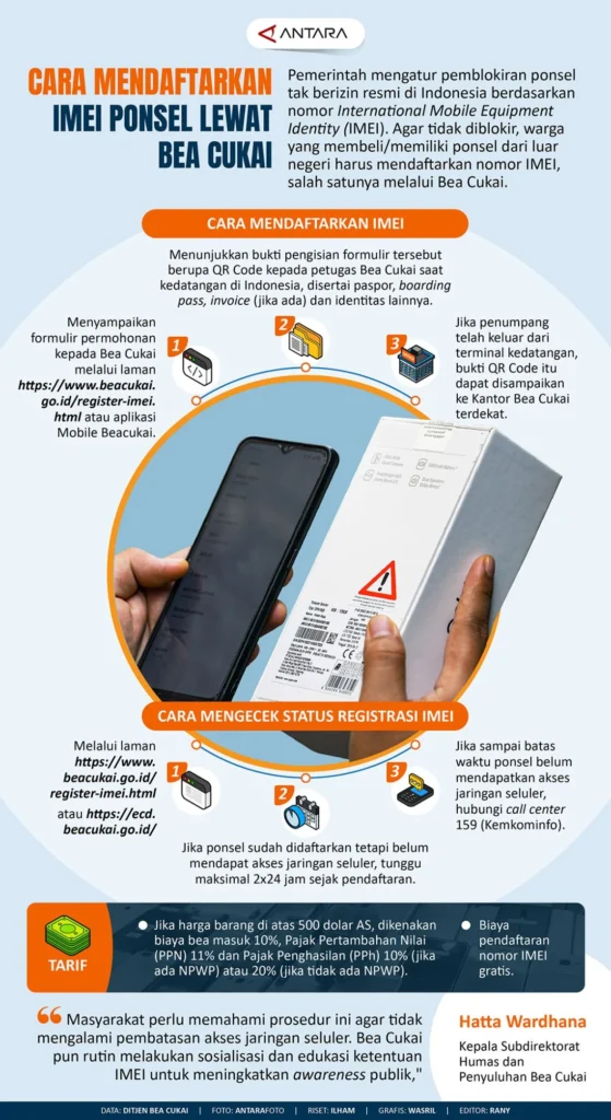 Wajib Lapor IMEI Ponsel Baru, Jemaah Haji Harus Daftar di Bea Cukai saat Tiba di Bandara Domestik